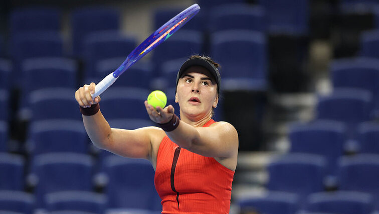 Bianca Andreescu en action