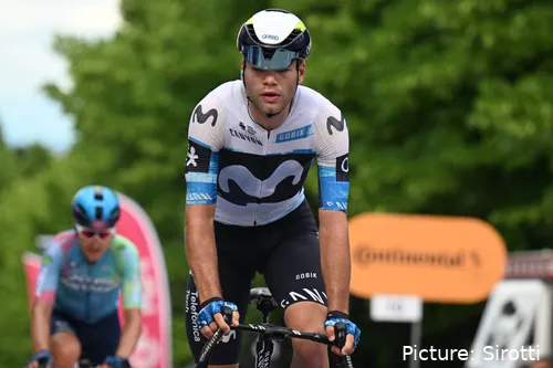 Lorenzo Milesi, coureur de Movistar Team