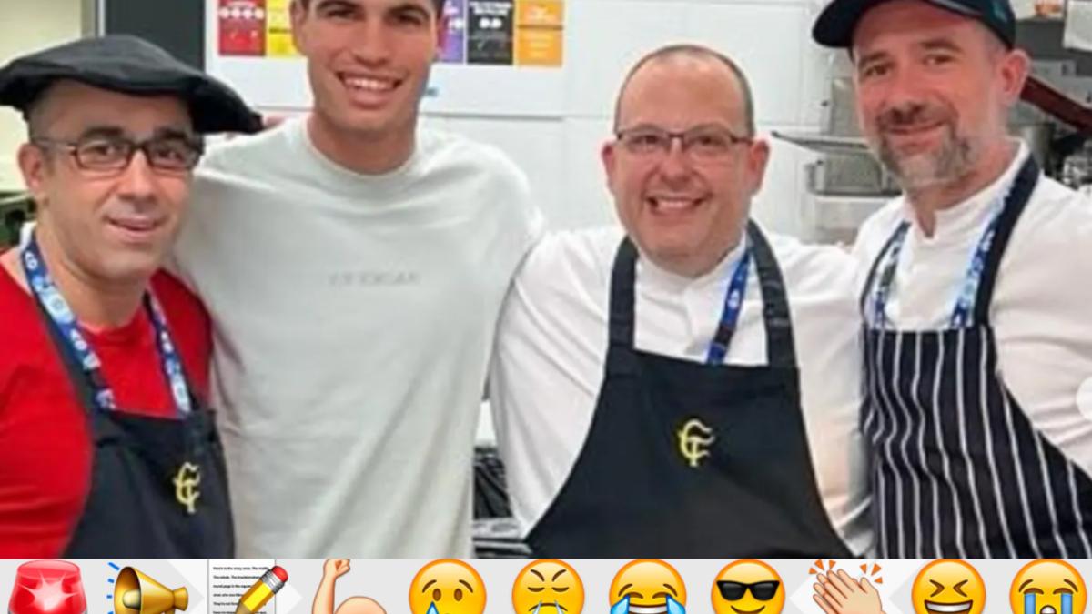 Pechuga de pollo d’Alcaraz et golf avec Federer : un duo savoureux et sportif !