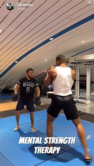 Joshua à l'entraînement