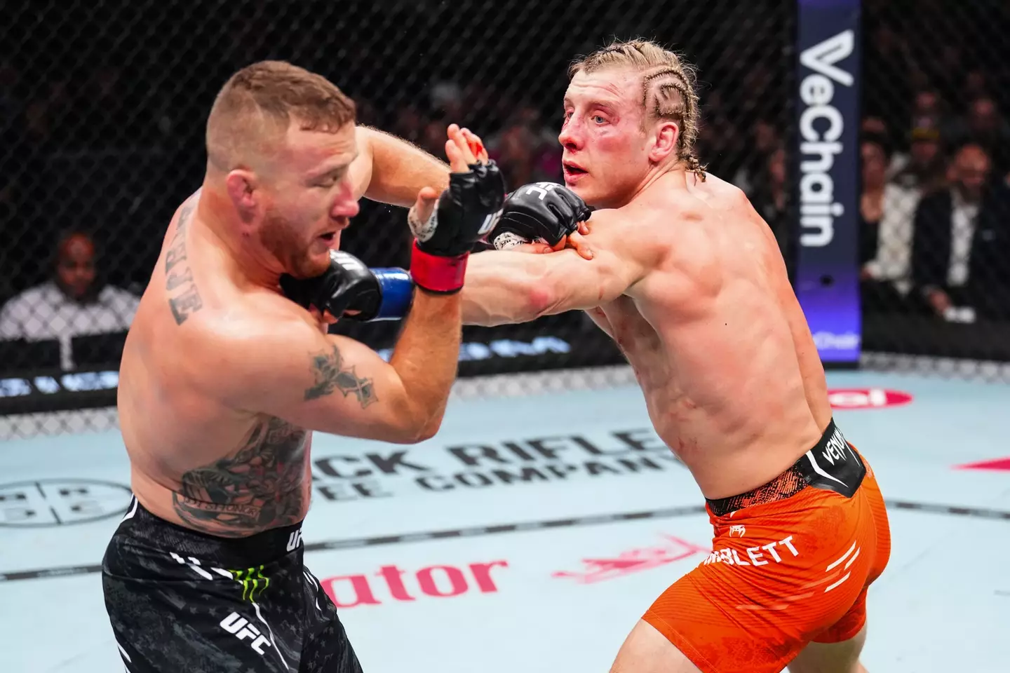 La défaite est la première de Paddy dans l'UFC.