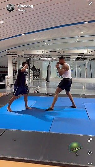 Joshua de retour à l'entraînement