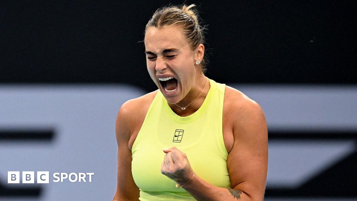 Brisbane International : Aryna Sabalenka se qualifie pour la finale face à Marta Kostyuk !