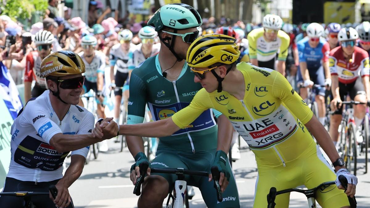Evenepoel et Pogacar