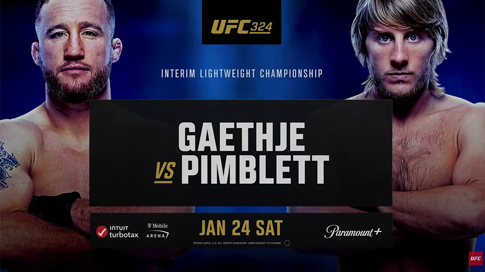 L'ère Paramount+ de l'UFC 324 : La promesse d'un combat explosif entre Pimblett et Gaethje pour le titre intérimaire !
