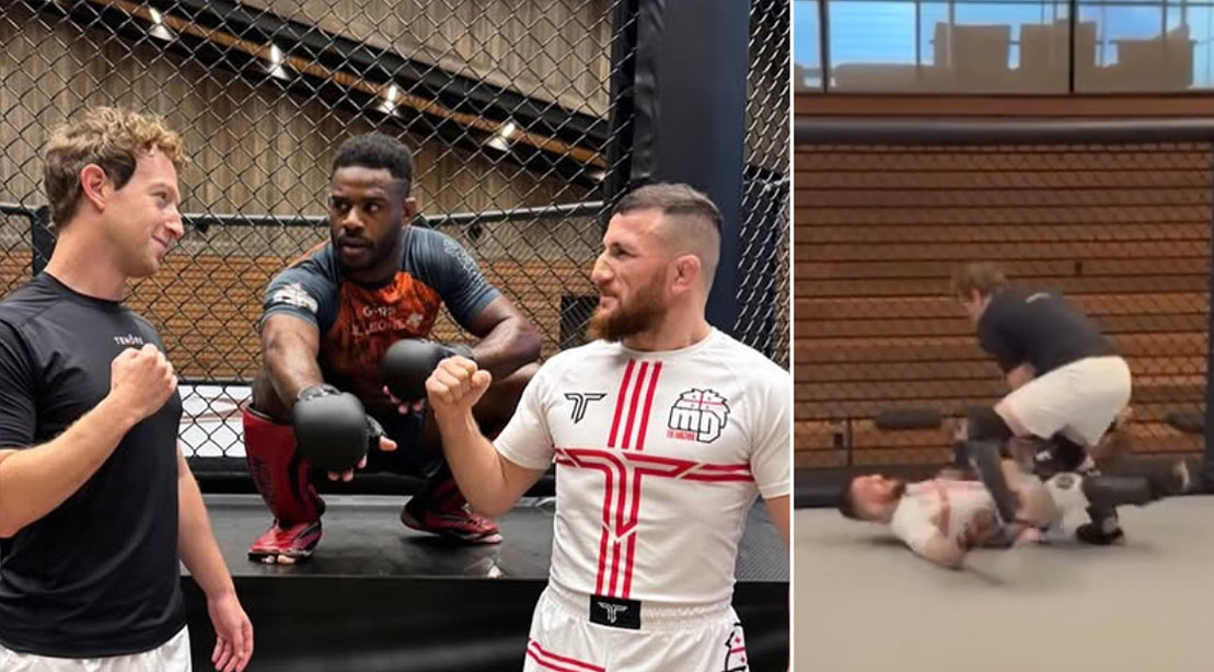 Mark Zuckerberg entre dans l'octogone avec l'étoile de l'UFC Merab Dvalishvili !