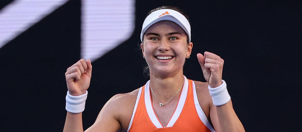 Iva Jovic célèbre sa victoire