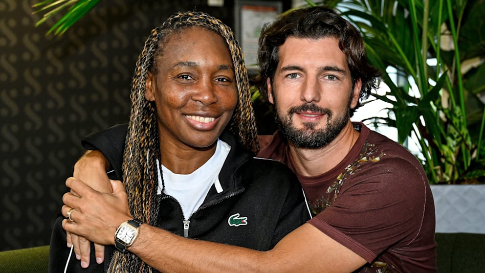 Venus Williams avec son mari Andrea Preti (37 ans)