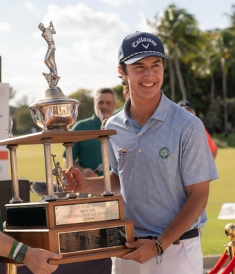 Tomás Restrepo, campeón del Junior Orange Bowl