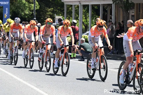 INEOS Grenadiers lors de la première étape du Tour Down Under 2026