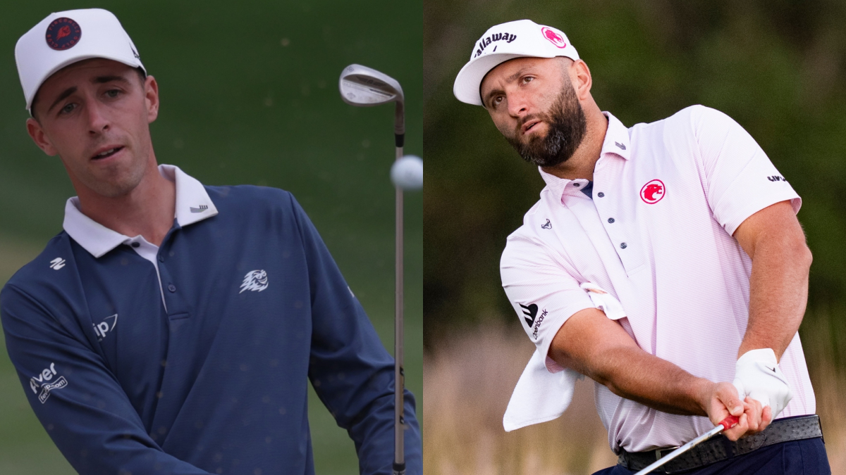 Un sólido Jon Rahm y un atrevido David Puig, lanzados a por el triunfo en Riad