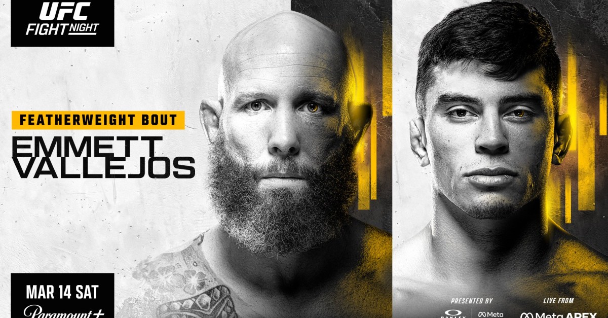 Affiche enflammée : Emmett défie Vallejos à l'UFC Vegas 114 !