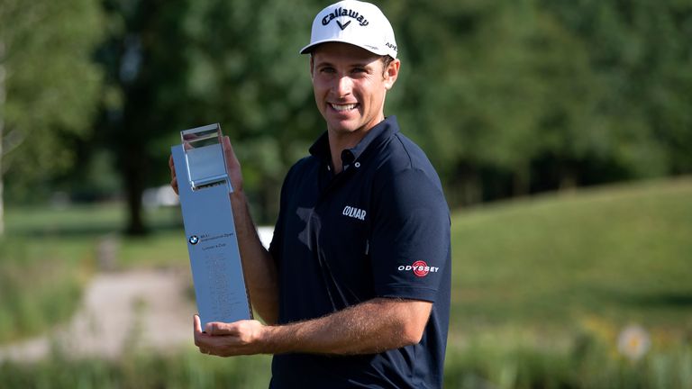 Golf : Open International, hommes, 4ème tour. Le professionnel du golf Andrea Pavan d’Italie