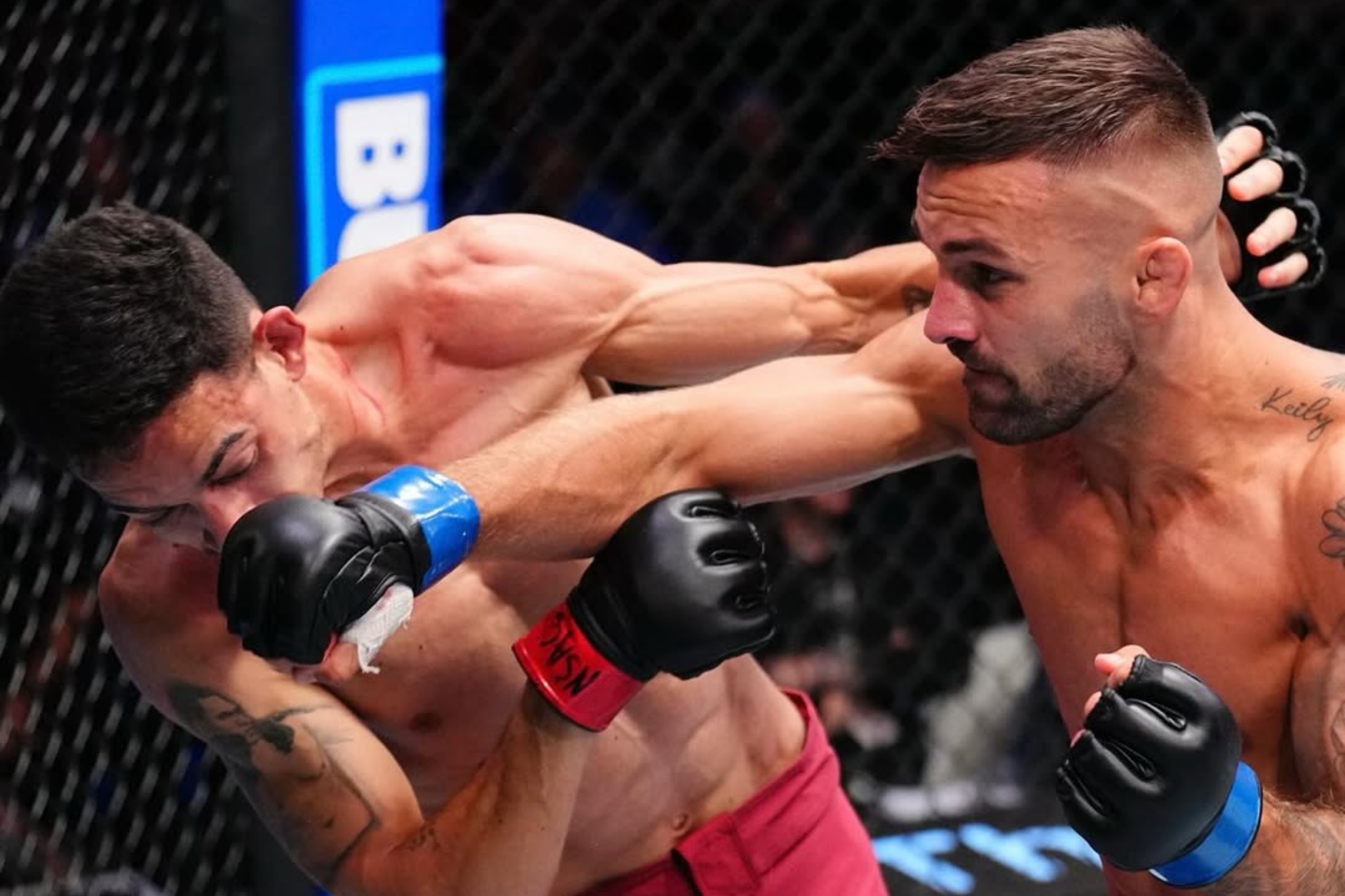 Hecher Sosa, lors de son combat contre Mackson Lee.