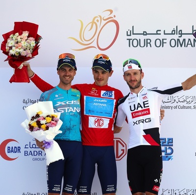 Podium de la 15ème Tour of Oman