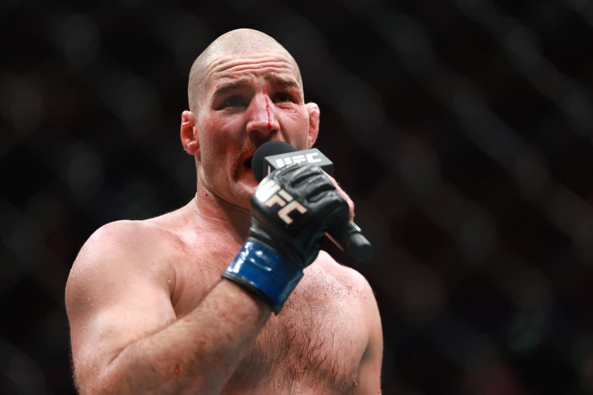 Ancien champion des poids moyens de l'UFC, Sean Strickland (Getty)