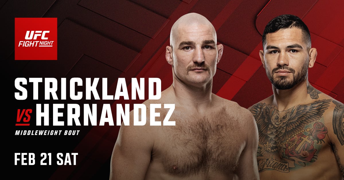 Strickland contre Hernandez : Détails et Calendrier UFC 2026 à ne pas manquer !