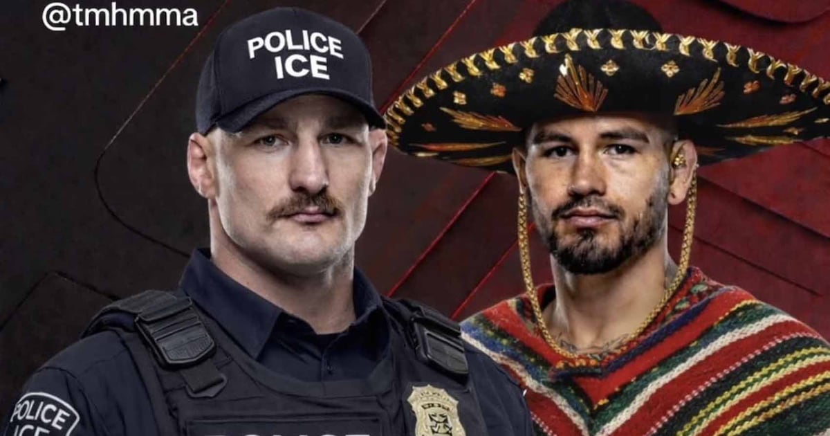 Un Américain se déguise en 'ICE' pour affronter le Mexicain Anthony Hernández !