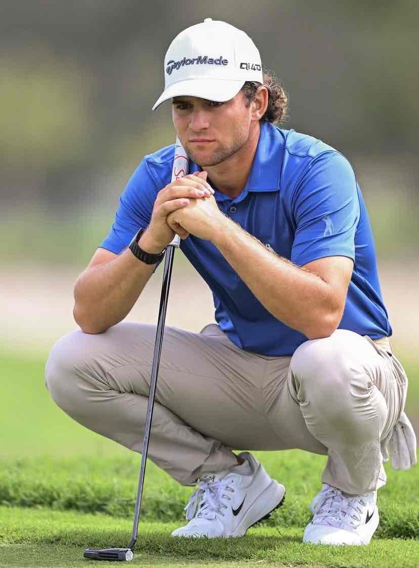 Ángel Ayora, en el Qatar Masters.