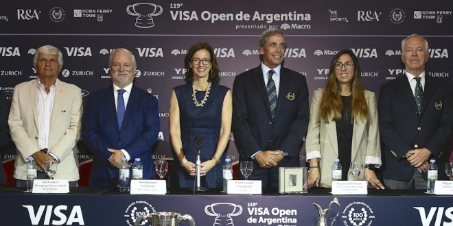 Presentación oficial del 119° VISA Open de Argentina presentado por Macro