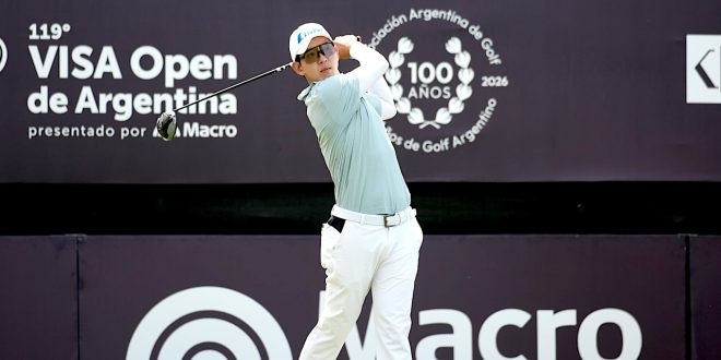SY Noh y Alistair Docherty comparten el liderazgo del 119° VISA Open de Argentina presentado por Macro