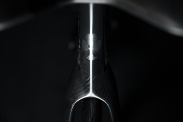 Logos chromés sur le vélo