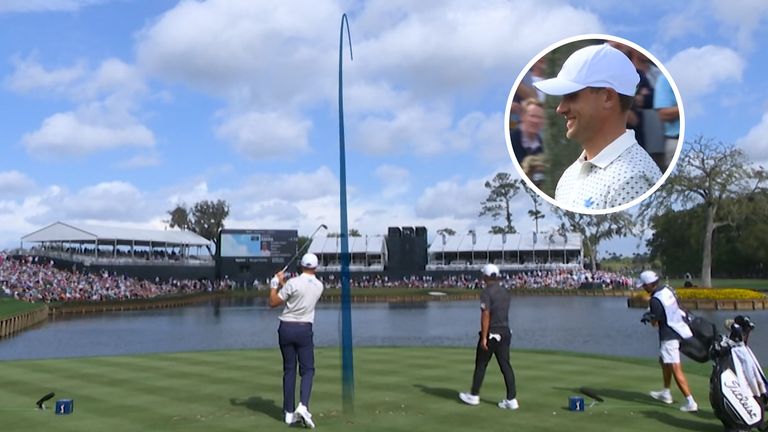 LUDVIG ABERG 17TH AT SAWGRASS