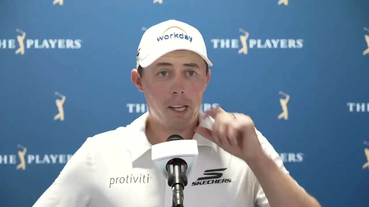 Matt Fitzpatrick ironiza con el comportamiento del público en la última ronda del THE PLAYERS