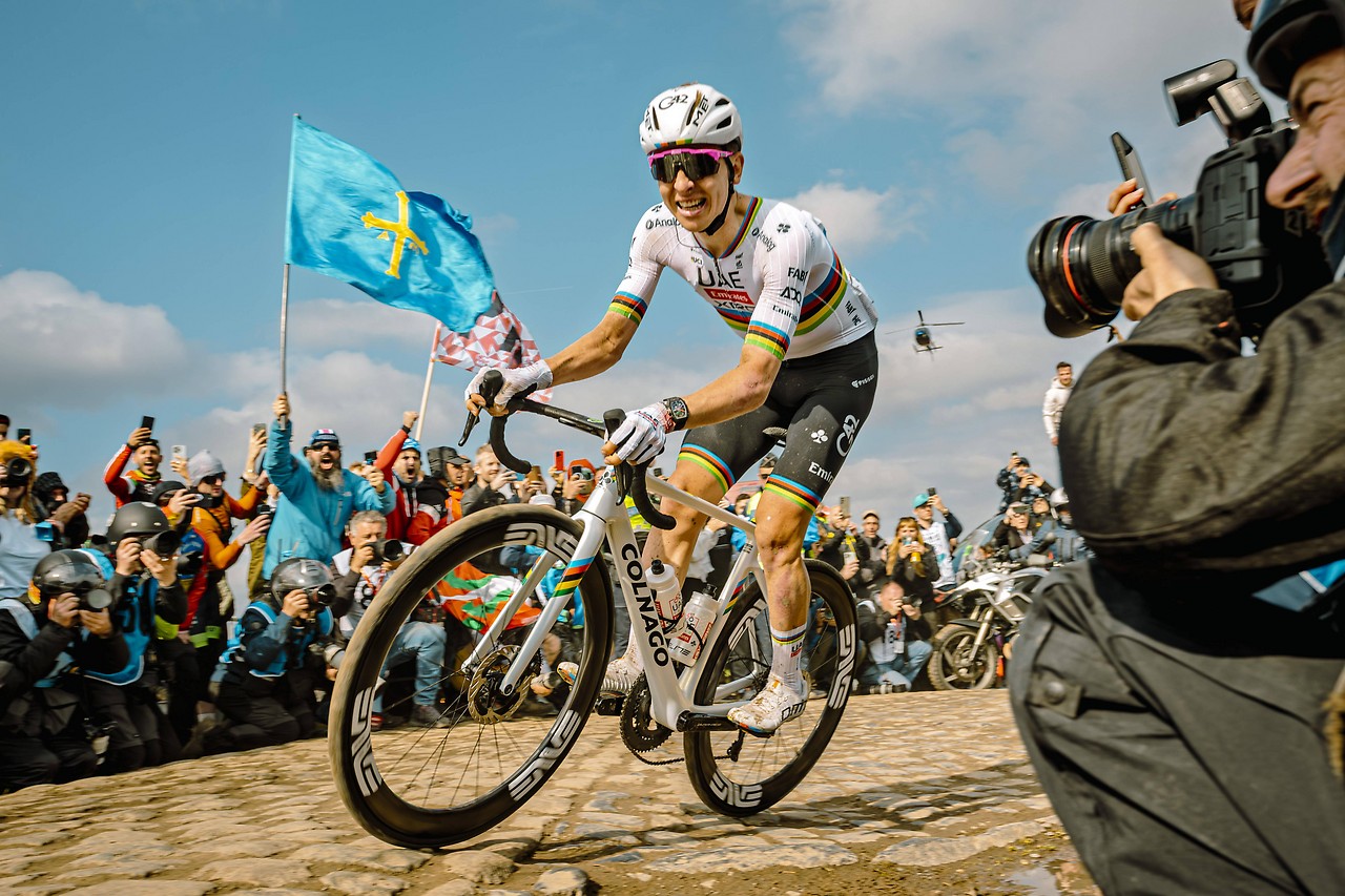 Pogacar à Paris-Roubaix
