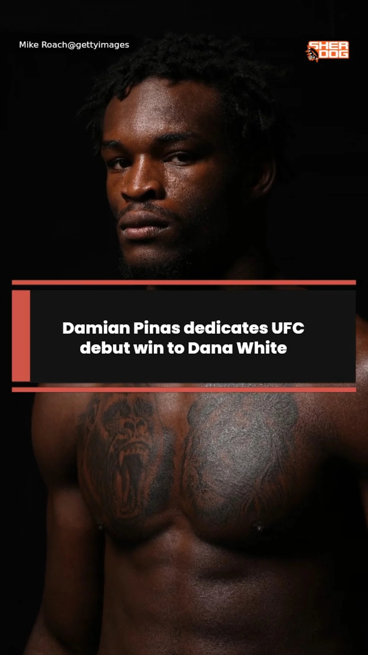 Damian Pinas dédie sa victoire lors de son premier combat à l'UFC à Dana White