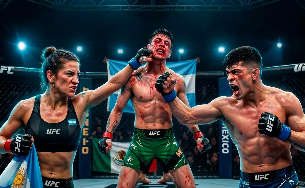 L'Argentine a rayé le Mexique de la carte à l'UFC : clés du triomphe et des échecs !