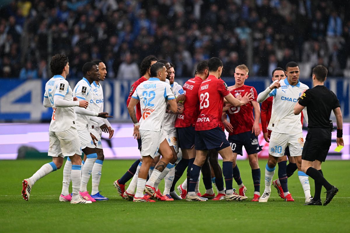 Mason Greenwood dans un match de Marseille