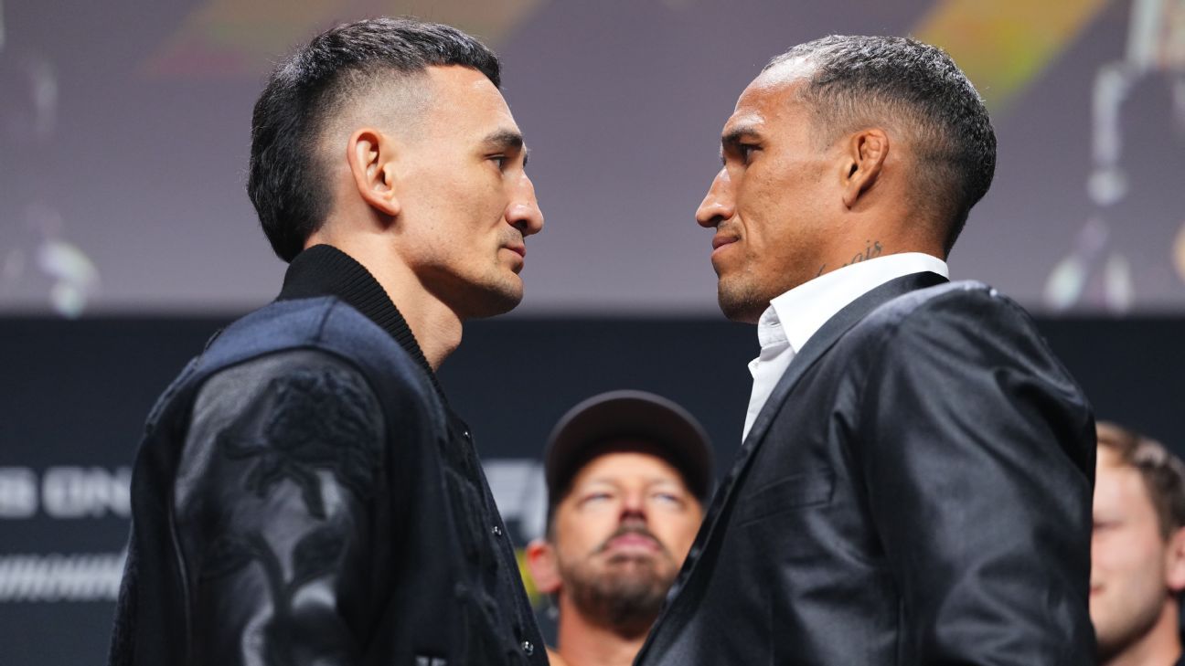 Max Holloway contre Charles Oliveira 2 : Ne manquez rien de l'UFC 326 au Royaume-Uni ! horaires, chaîne TV, streaming et combats préliminaires.