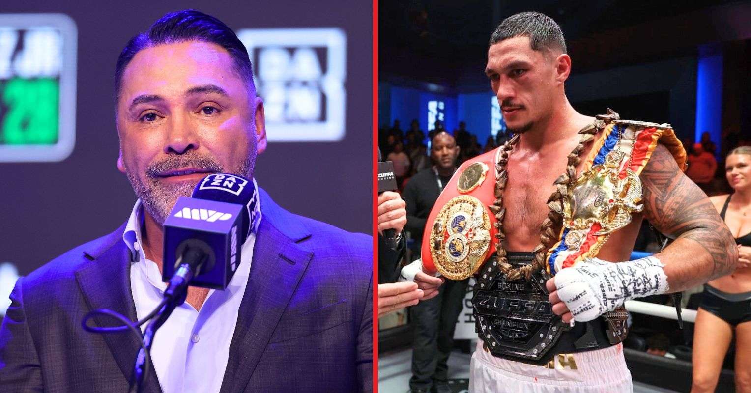 Oscar De La Hoya dénonce Dana White et Zuffa sur le scandale IBF de Jai Opetaia !