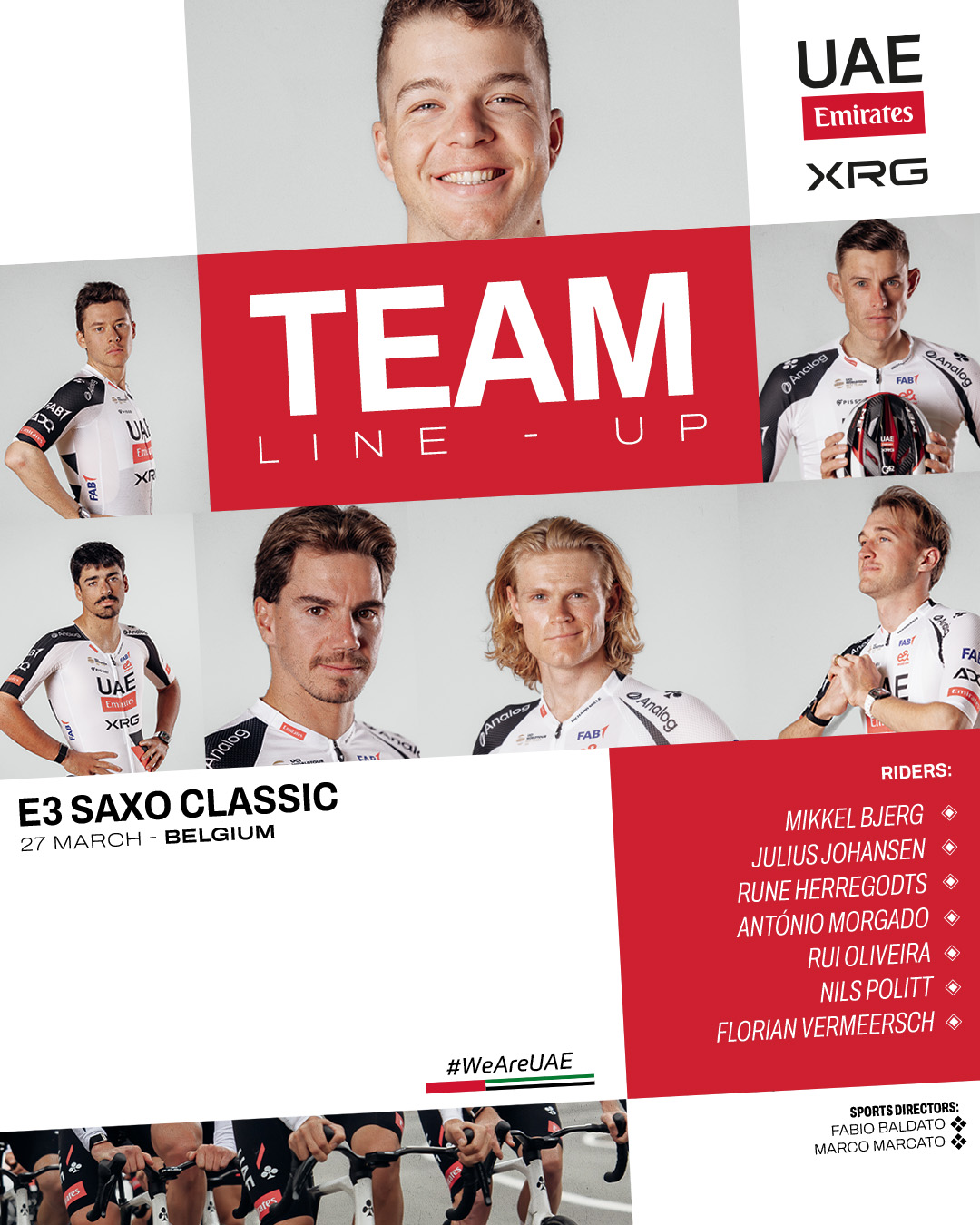 Mikkel Bjerg will return at the E3 Saxo Classic