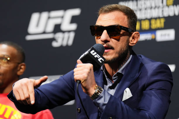 Renato Moicano at UFC 311 press conference