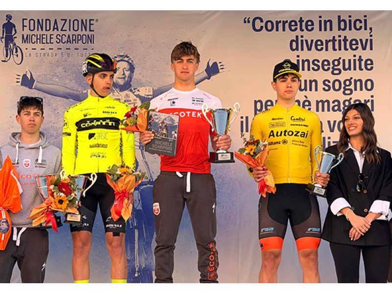 Deux jours avec Michele Scarponi : Cingolani (Ecotek) brille lors de la première épreuve à Castelraimondo !