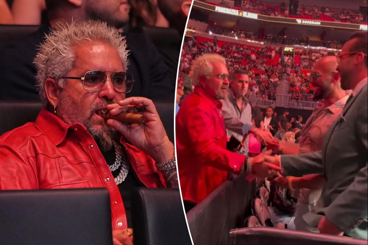Guy Fieri se défend après avoir salué Andrew et Tristan Tate à l'UFC !