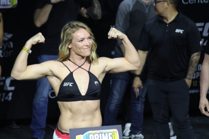 Hailey Cowan, UFC 314 ceremonial weigh-in