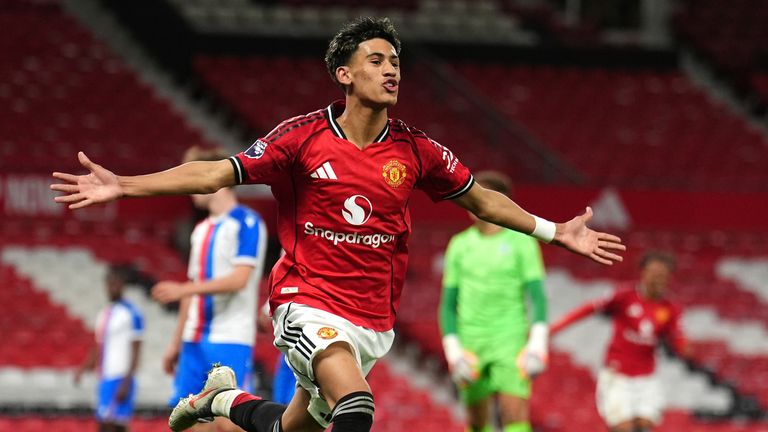 JJ Gabriel a marqué pour Manchester United à Old Trafford