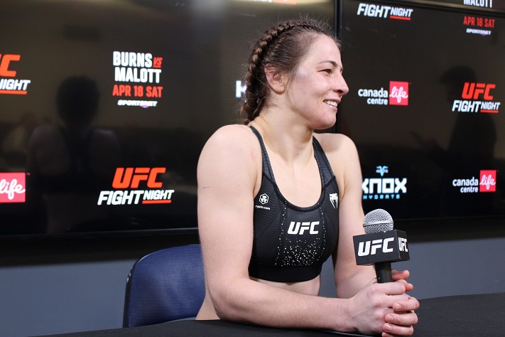 Jasmine Jasudavicius : Sa Priorité Numéro Un à l'UFC Winnipeg ? Gagner à Tout Prix !