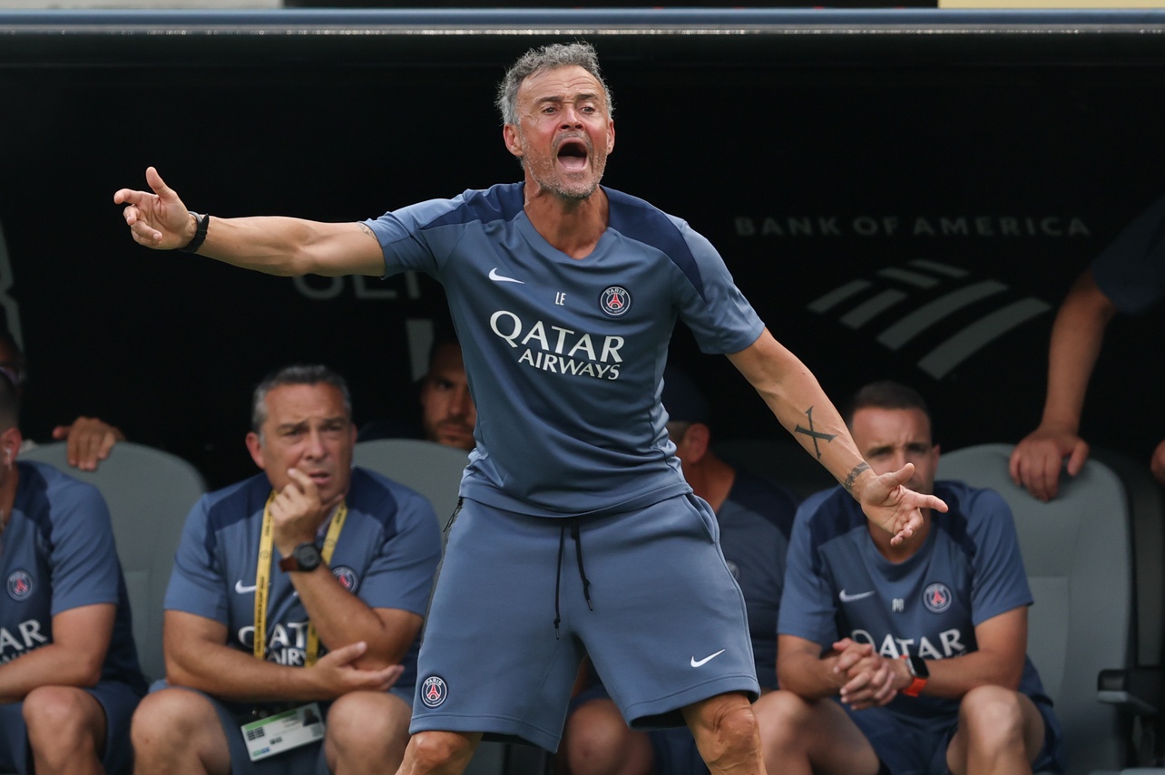 PSG low blocks Enrique