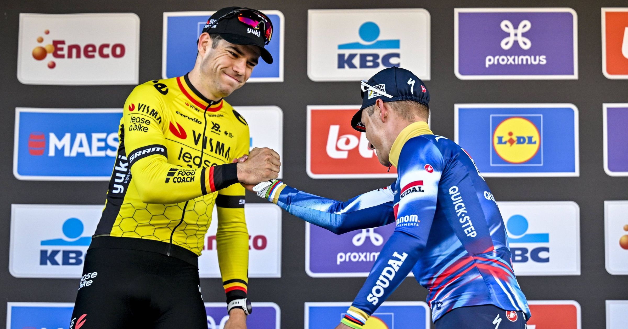 Van Aert accueille la participation d'Evenepoel à la Flandern-Rundfahrt : « J'espère que ce n'est pas une blague ! »