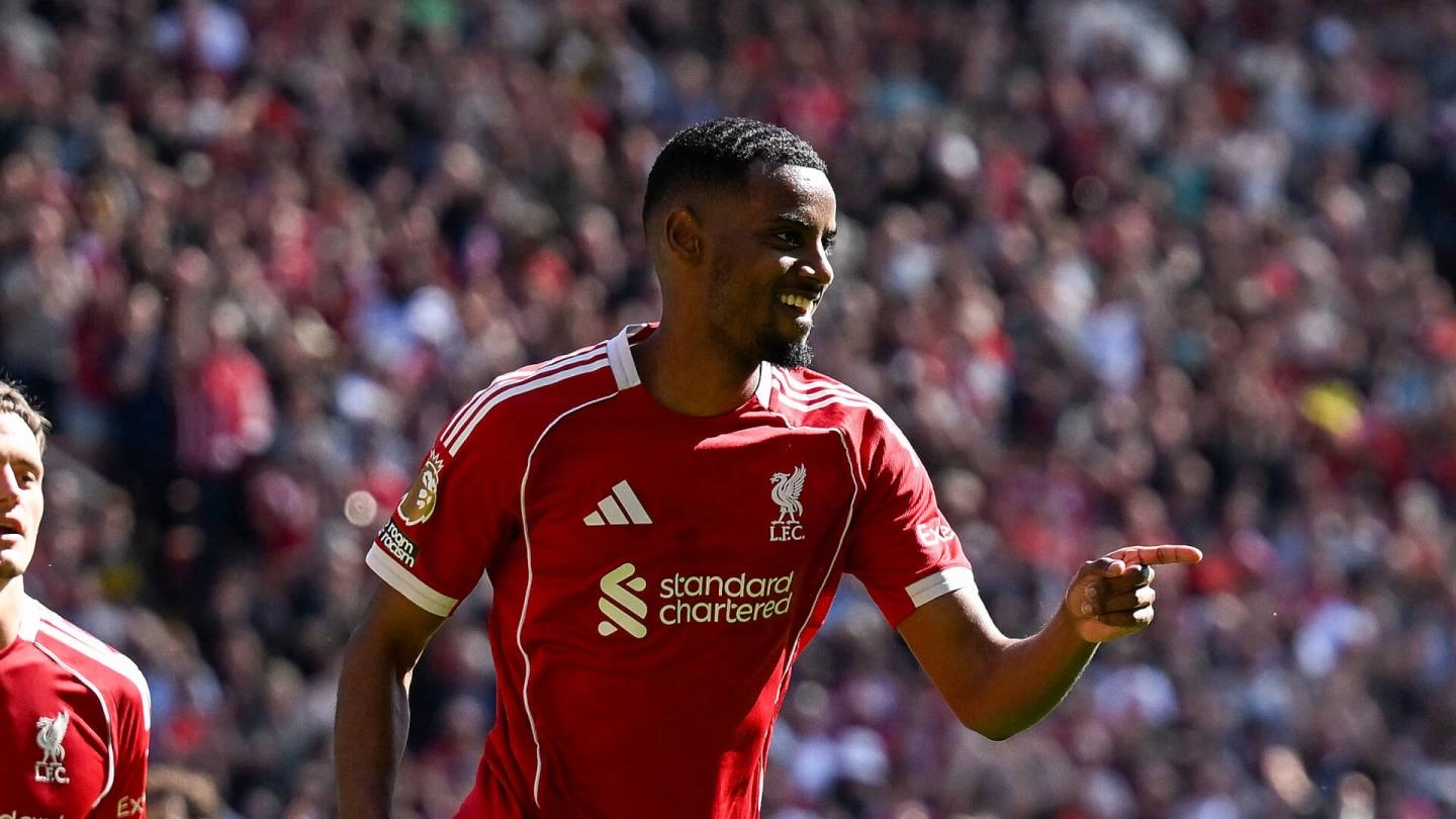 Alexander Isak, heureux après son but contre Crystal Palace