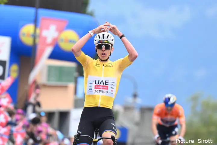 Tadej Pogacar au Tour de Romandie 2026