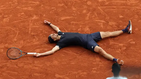 Alexander Zverev jubilant