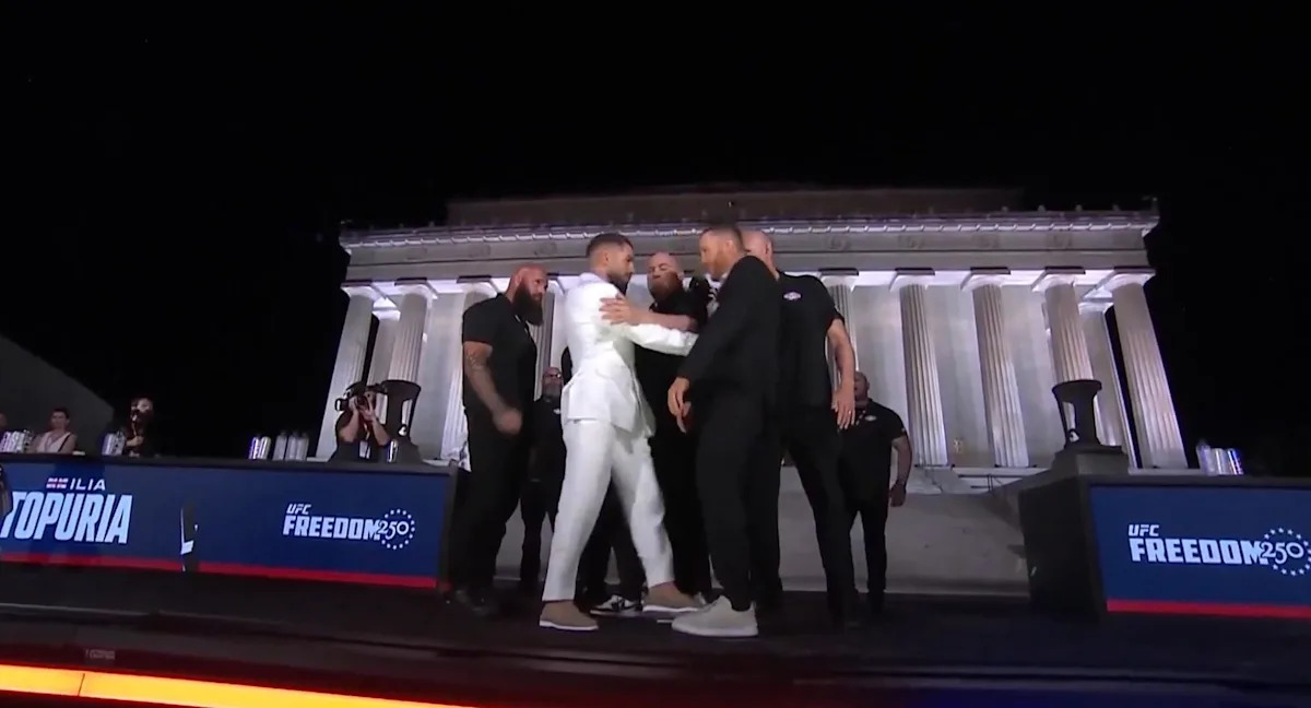 Topuria Gagne la Battle des Regards face à Gaethje avec une Éblouissante Performance !