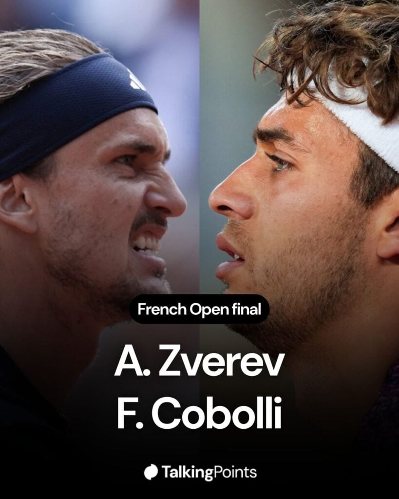 Zverev en pleine action